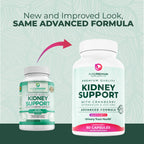PurePremium Kidney Support Supplement – Kidney Cleanse Detox & Repair with Cranberry Extract & Astragalus - 21-in-1 Complex Supports Normal Bladder, Urinary Tract & Kidneys Health - 60 Day Supply