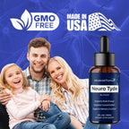 (2 Pack) NeuroTyde Drops - Neuro Tyde Support Premium Liquid Advanced Formula, Daily Neurotyde All Natural Ingredients Support Focus Memory for Overall Health & Wellness, 2 Bottles for 2 Months