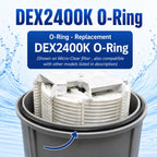 AppliaFit Tank O-Ring Compatible with Hayward DEX2400K for Micro-Clear DE, Pro-Grid DE, Super Star Clear and SwimClear Filters (2-Pack)