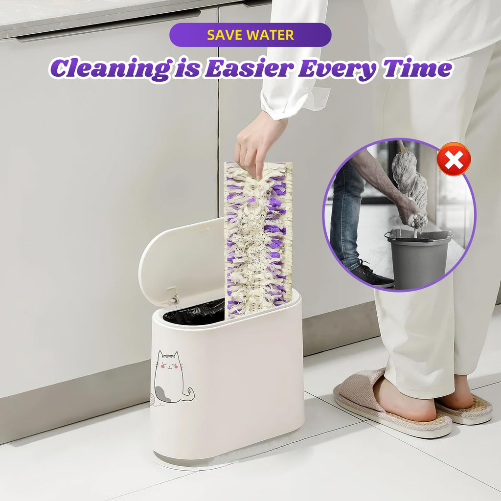 24 Pack Disposable Mop Pads for Power Mop™ Multi-Surface Mop, Floor Cleaning Replacement Mopping Pads Refills