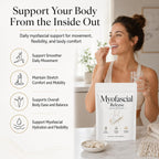 Myofascial Release Supplement for Fibromyalgia, Myofascial Release Capsules with Hyaluronic Acid, Silica, Serrapeptase, Boswellia, Bromelain, Gotu Kola | Restores Flexibility & Mobility, 60 Capsules