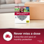 K9 Advantix II Flea & Tick Topical for Extra Large Dogs Over 55 lbs., 6ct