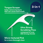 DenTek Advanced Clean Floss Picks with No Break & No Shred Dental Floss, Plaque Remover, 90 Count