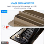 Floor Register 4x10,8 Pack,Brown Floor Vent Covers for Home Floor,Sidewall,Ceiling,Heavy Duty Metal Hot Air Vent Covers with Rust-Proof Finish for Home Heater Floor Vent Grilles and Vents(Brown-8pack)