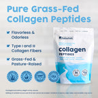 NativePath Collagen Peptides Protein - Hydrolyzed Type 1 & 3 Collagen Powder for Skin, Hair, Nails - 19.8 oz (56 Servings)