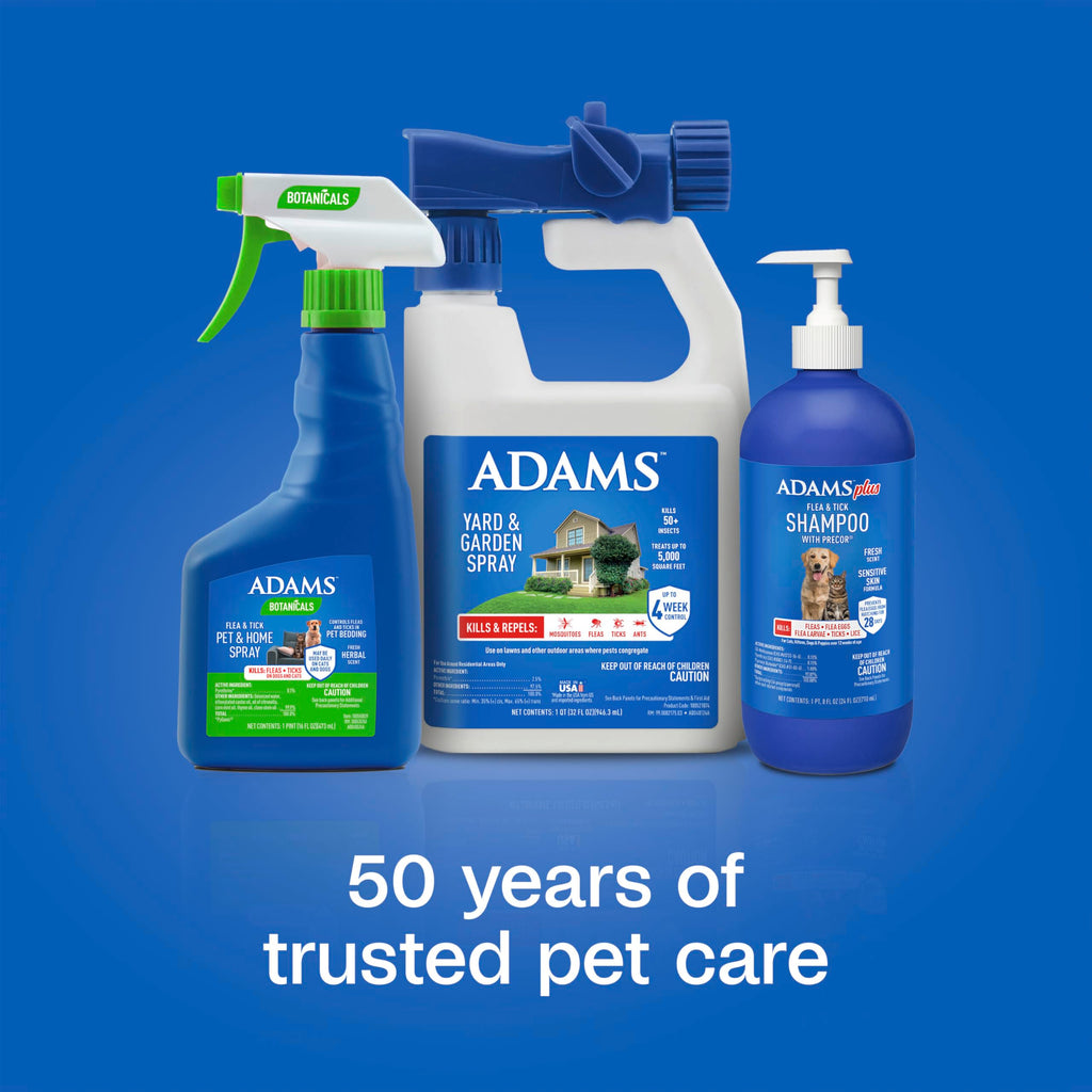ADAMS Plus Flea & Tick Shampoo with Precor for Dogs & Cats, 24 oz