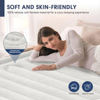 Air Mattress Queen With Built In Pump,18''Raised Blow Up Mattress 2 Mins Self-Inflation/Deflation,Upgraded Thicker Inflatable Mattress，Air Bed with Storage Bag for Guests,Home，Camping，660 lbs Max