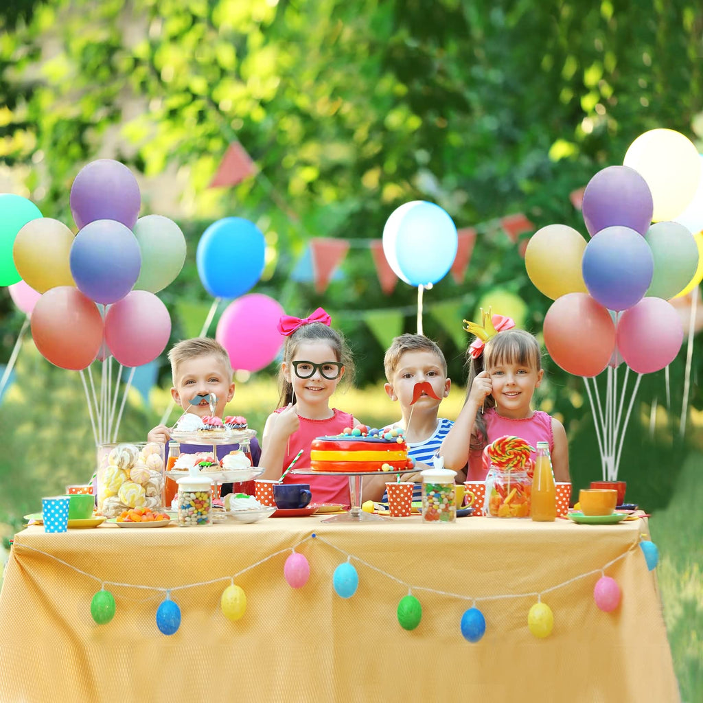 ROYUYE 10 Sets of Balloon Stands for Table Balloon Stand Allowing Balloons To Float Without Helium Tank Balloon Holder Decorations for Birthday Party Wedding Festival Christmas