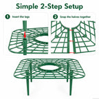 AWUREYIT 10 Pack Plastic Strawberry Plant Support Stands – Garden Wire-Style Frames for Raised Beds and Pots – Lightweight Stake Holders for Flower and Vegetable Plants – Outdoor and Indoor Gardening