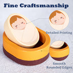 Wooden Nativity Advent Calendar 2026 for Kids, Nativity Scene Set Gifts