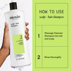 Nioxin System 2 | Scalp Care | Shampoo | Hair Thickening | For Natural Hair