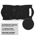 Covzoe 4 Pack Thick Kneeling Pad, 15.7" L x 7" W x 1.5" Th Waterproof Garden Kneel Pads Cushion with Handle, Soft Foam Kneeler Mat for Work, Cleaning, Yoga, Praying, Bath, Exercise, Black