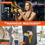 HPYGN Exercise Handles, D Handle Cable Attachment, Grip Attachments for Cable Machine Pulleys, Resistance Bands and Strength Trainers, Pull Down Exercise Accessories, Home Gym Exercise Machine Attachments