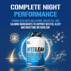 Evlution Nutrition Night Time Fat Burner Support - Overnight Sleep and Weight Loss Support Pills with Thermogenic Green Tea and White Kidney Bean Extract - Diet Pills That May Help Stubborn Fat Loss