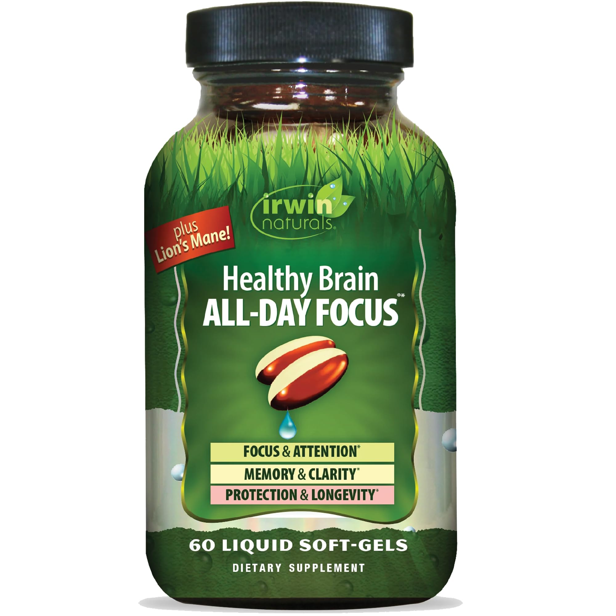 Irwin Naturals Healthy Brain All-Day Focus Nootropic Support