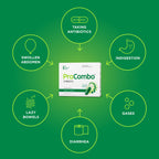 ProCombo - The Smart synbiotic with targeted delivery of The Good Bacteria. Double Capsule and Liquid Formula for Fast Results. 1 Capsule per Day. Laboratory Tested (Pack of 1)