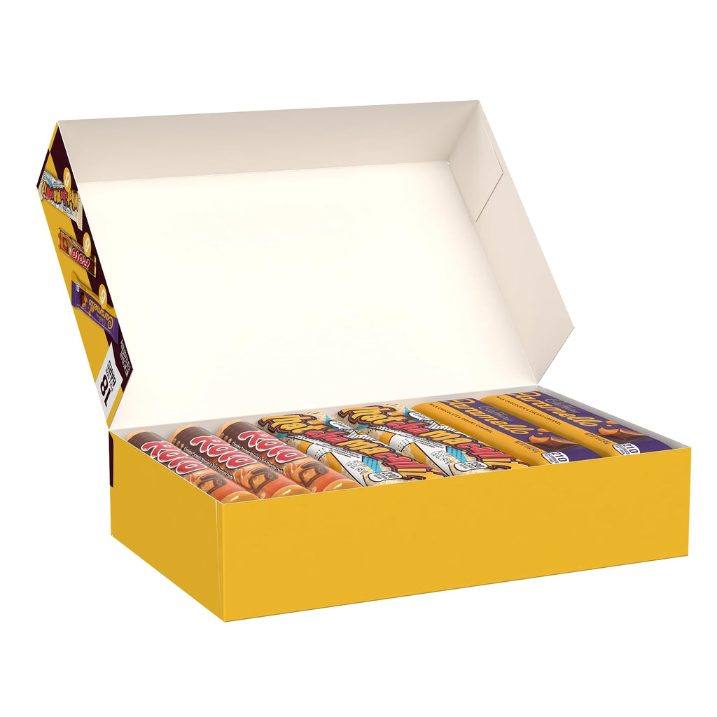 HERSHEY Assorted Chocolate Caramel Candy Variety Pack, 29.4 oz, 18 ct