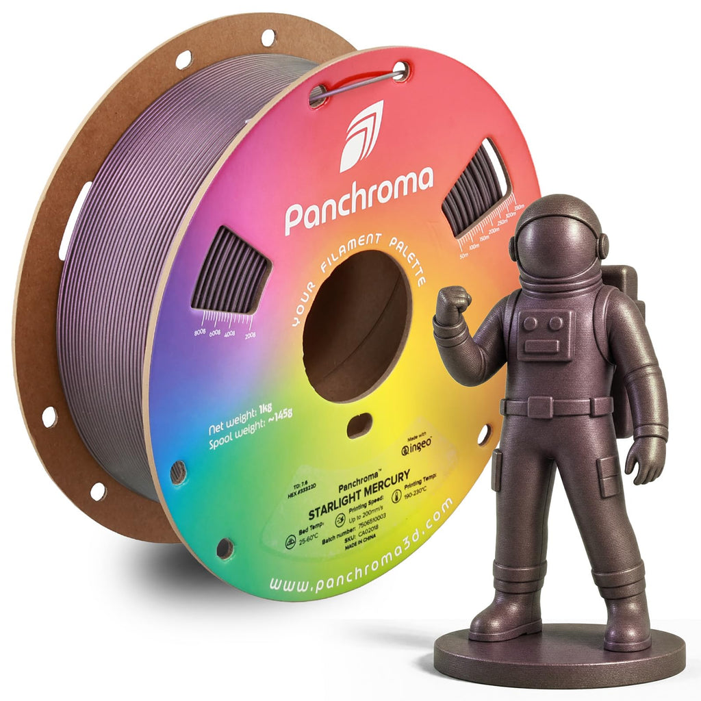Polymaker Panchroma Starlight PLA Filament 1.75mm for 3D Printing, Nebula