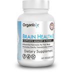 Organixx Ageless Brain Powerful Brain Health Supplement to Support Brain Function, Clarity, Focus, Re-Energize Brain Cells, Helps Promote a Balanced Mood, Gluten Free, Non GMO, 60 Vegetarian Capsules