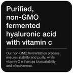 Toniiq Hyaluronic Acid Supplements – Lab Tested 95% Ultra High Purity – Fermented and Bioavailable with Vitamin C – Third Party Lab Tested – 360 Capsules
