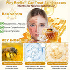 BeeRx Bee Venom Skin Treatment Cream, Professional Bee Venom Cream, BeeRx Anti Aging Serum, Repair,Reducing The Appearance of Blemishes, Natural Ingredients for All Skin Types (2 Bottle)