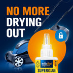 WoldoClean Super Glue for Plastic 25g for Instant Strength - Waterproof, Heat-Resistant, Clear Glue with Precise Nozzle