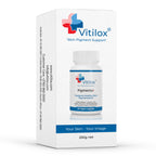 Vitilox Pigmenta+ Advanced, Skin Tone Support Supplement – 60 Tablets | 2 Months | Natural Vitiligo Skin Pigmentation Support | Reduce White Body Spots