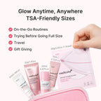 medicube Starter Kit PDRN Glow Essentials, Mini 5-Step Skincare Travel Set