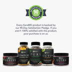 KaraMD Pure Nature | Greens, Fruit and Veggies Supplement | Vitamins, Fiber & Antioxidants | 20 Fruits and Vegetables Supplements for Energy & Digestion | Gluten Free & Vegan Friendly (4-Pack)