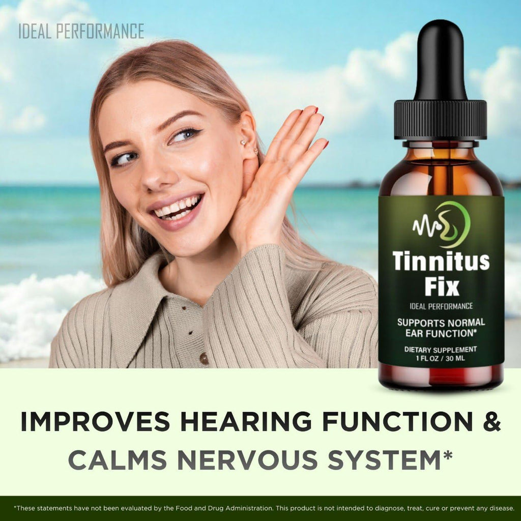Tinnitus Fix Drops, Official TinnitusFix Tinnitus Relief for Ringing Ears, Advanced Ear Health Support Supplement Liquid Drop All Natural for Healthy Ringing Ear, Tinnitus Fix Dropper Reviews (2 Pack)