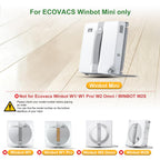 Frexusuent Cleaning Rag for ECOVACS Winbot Mini Window Vacuum Cleaner Robot, Washable and Reusable Winbot Mini Mop Pad Accessories, 12 Pcs Mop Cloth Replacement, No. W-CC02-0012