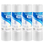 PUREPLUS 5 Micron 10" x 2.5" Whole House Sediment Home Water Filter Cartridge Replacement for Any 10 inch RO Unit, Culligan P5, Aqua-Pure AP110, Dupont WFPFC5002, CFS10, WHKF-G05, 4Pack