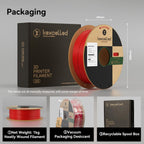 kexcelled Clear PETG Filament 1.75mm,High Light Transmittance Transparent PETG 3D Printer Filament 1kg Spool (2.2lbs), Upgrade Stronger Toughness Printing Consumables, Dimensional Accuracy +/-0.03mm