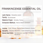 MUNUSNA Frankincense Essential Oil 100ML,100% Pure Natural Frankincense Oils Premium Grade Aromatherapy Oil for Hair, Face, Skin, Body Care, Diffuser, Massage, Soap and Candle Making