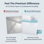 Aimoh#10 Business Envelopes Letter Size Windowless Self Seal Security 500ct