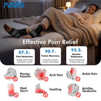 6 Pairs Plantar Fasciitis Socks for Men & Women, Ankle Brace Compression Socks with Arch Support for Achilles Tendonitis, Heel Pain, Swelling & Arthritis Relief, Black, Large