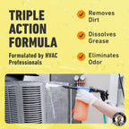 Leak Saver AC Coil Cleaner for All Condensers & Evaporators | No Rinse Evaporator Coil Cleaner | 4:1 to 10:1 Dilution Ratio - 1 Gallon