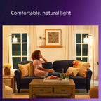 PHILIPS LED 40W A19 8-Pack Ultra Definition Soft White (2200K) 450 Lumen (5W = 40W) Dimmable Frosted Flicker-Free Light Bulbs