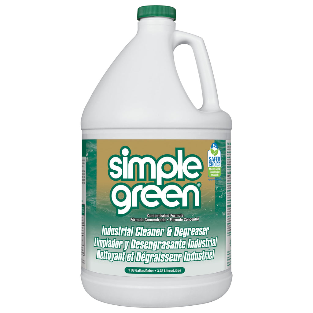 Simple Green Industrial Cleaner And Degreaser, Concentrated, 1 Gal Bottle (Pack of 4)