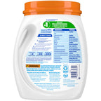all free clear MIGHTY PACS Advanced OXI, Laundry Detergent Pacs, 56 Count (Pack of 2), Stainfighting, Unscented, and Hypoallergenic for Sensitive Skin, Dermatologist Tested, HE Safe