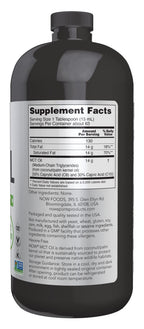 NOW Foods Sports Nutrition, MCT (Medium-chain triglycerides) Oil 14 g, Weight Management, Liquid, 32-Ounce