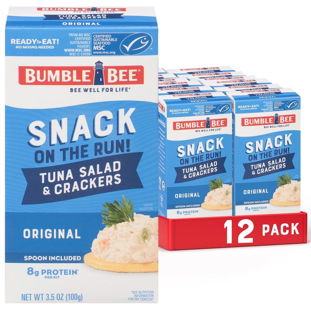 Bumble Bee Snack On The Run! Original Tuna Salad Kit (Pack of 12)