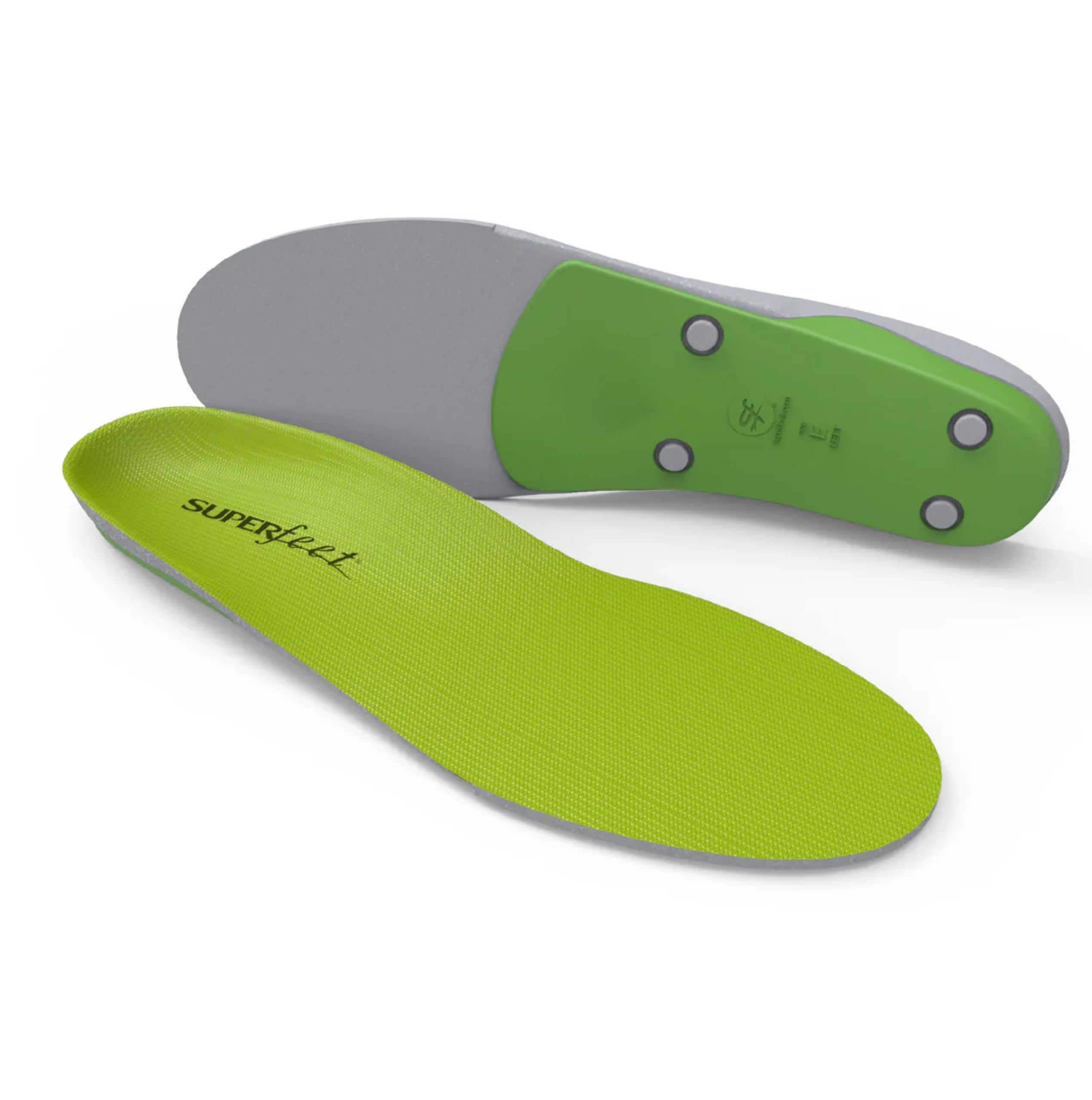 Superfeet All-Purpose Support High Arch Insoles (Green) for Active Lifestyle with High Arch Support - Men 9.5-11 / Women 10.5-12
