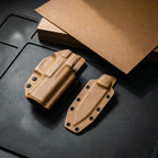 KYDEX Thermoform Sheet - (P1 Texture) - (.080 Thickness) - (12in x 24in) - (Coyote Brown) - (3 Sheets) - DIY Holster Making, Airsoft Armor, Cosplay Uniforms