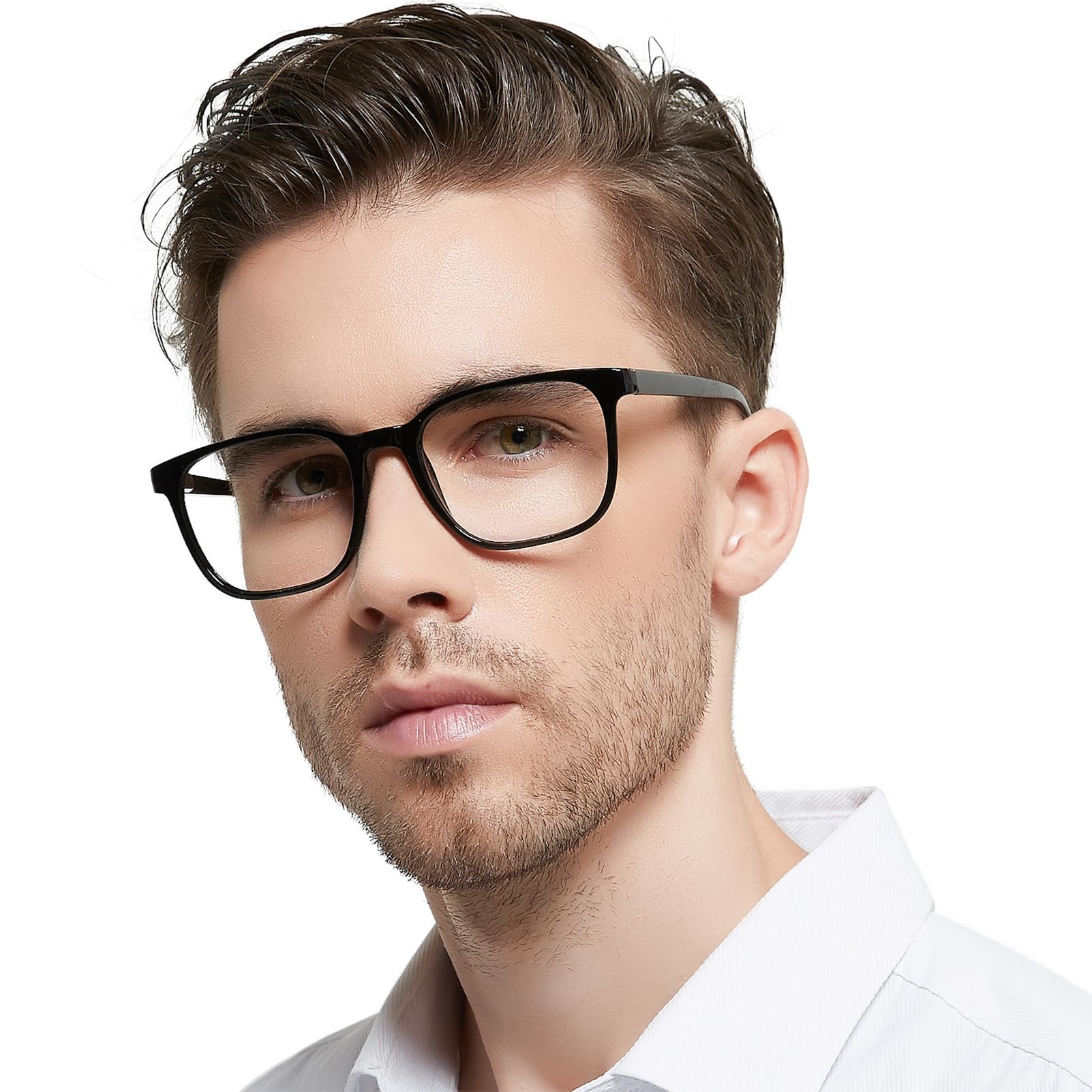 OCCI CHIARI XL Reading Glasses Men Large head Comfortable Readers 1.0 1.25 1.5 1.75 2.0 2.25 2.5 2.75 3.0 3.5 4.0 5.0 6.0(1.5x Black)