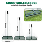 SOYUS Artificial Turf Rake, 2-in-1 Turf Sweeper for Carpets & Garden Lawns