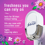 Febreze Plug In Air Freshener, Odor-Fighting Scented Oil Refill, For Home, Bathroom, & Kitchen, Long Lasting, Gain Moonlight Breeze and Gain Original Scents, 0.87oz Refills, 4 Count (2 of Each Scent)