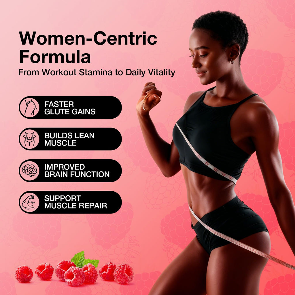 Asumtal Creatine for Women 5000 MG, Creatine Gummies, Creatine Monohydrate Supplement for Muscle Growth, Strength & Energy Support, Sugar Free Pre Workout Gummies 120 Count Raspberry Flavor