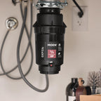 Moen Lite Series PRO Compact Continuous Feed Garbage Disposal for Kitchen Sink with Power Cord, GXP33C