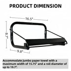 Jumbo Roll Shop Paper Towel Holder, Wiper Dispenser